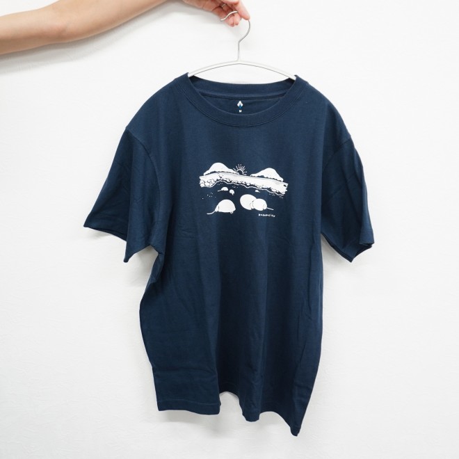 カブトガニTシャツネイビー
