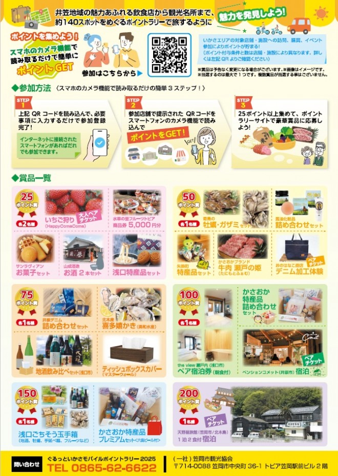 いかさモバイルポイントラリー2025チラシ裏